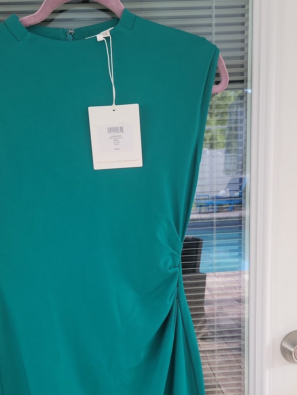 Diane Von Furstenburg The Darrius Dress Sheath Dress Bodycon Sz 4 - Picture 8 of 13